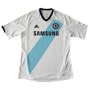 Adidas Chelsea Jersey 2012/13 Away Kit Climacool Soccer White Men's L